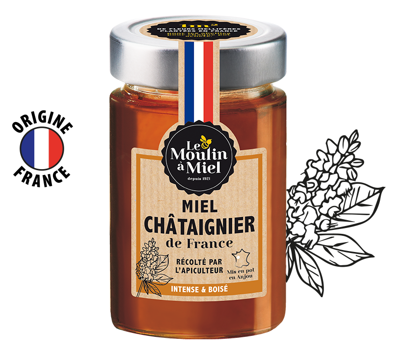 Miel châtaignier de France