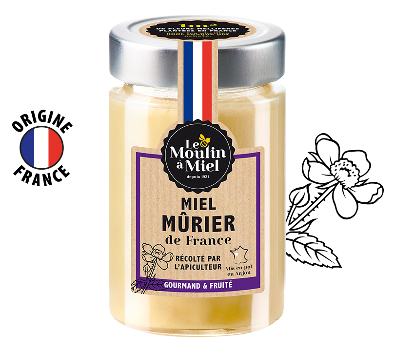 Miel mûrier de France